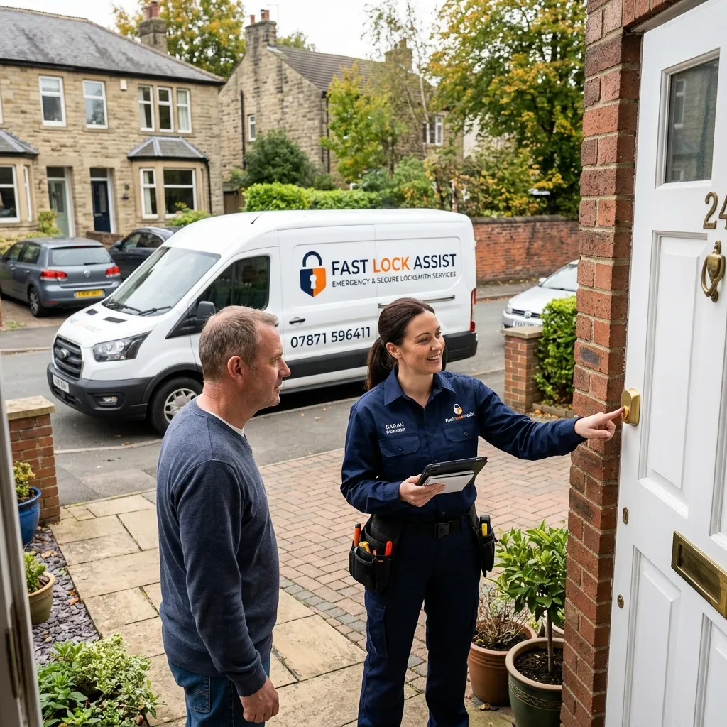 Domestic Locksmith illustration